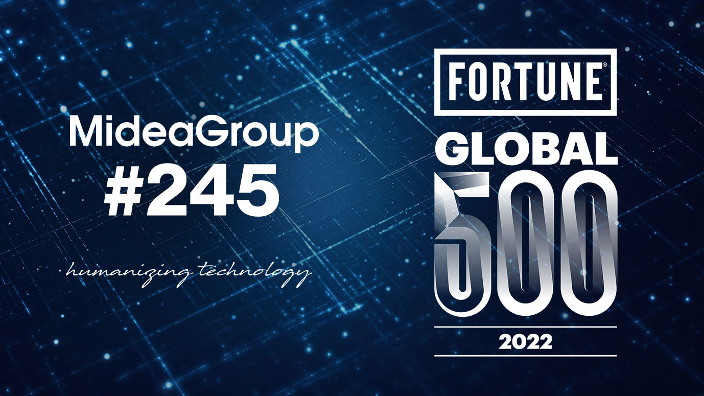 Midea alcanza el puesto 245 en la lista Fortune Global 500 de 2022