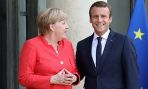 Merkel y Macron