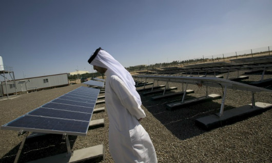 Panel solar arabia