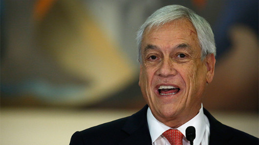Presidente Piñera hablando