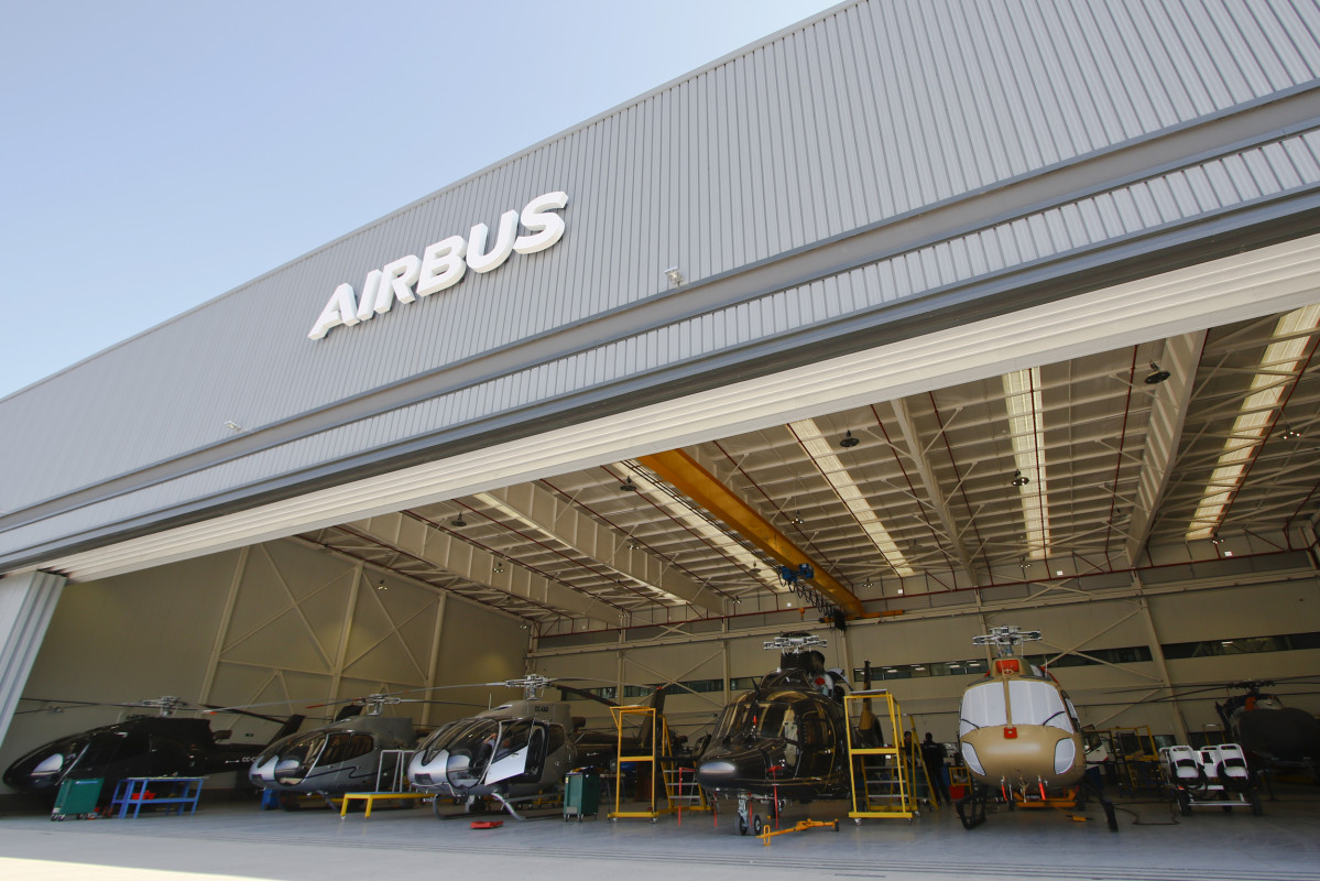 Nuevo edificio Airbus vista al hangar