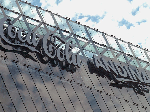 Fachada Coca Cola Andina ipad