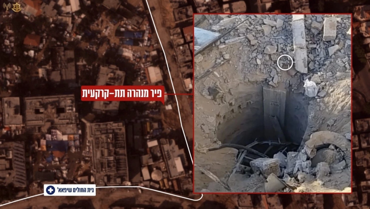EuropaPress 5587713 supuesto tunel hamas junto hospital shifa ciudad gaza