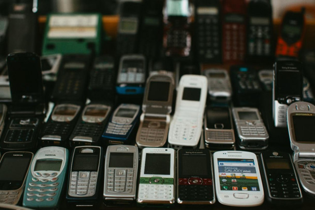 Recurso de teléfonos móviles antiguos