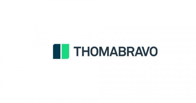 Archivo - Logo del fondo de inversión Thoma Bravo.