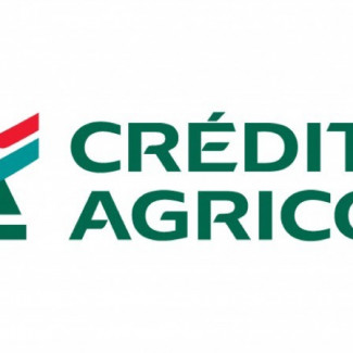 Archivo - Logo de Crédit Agricole.
