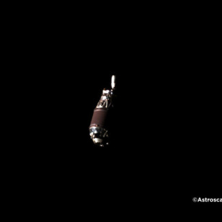 Imagen de desecho espacial tomada por ADRAS-J, que buscó su ubicación en la órbita terrestre