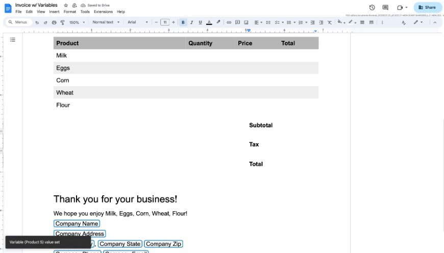 Google Docs lanza la nueva función 'chips variables', con la que ...