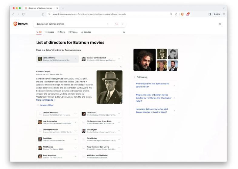 El buscador Brave estrena una función para obtener respuestas ...