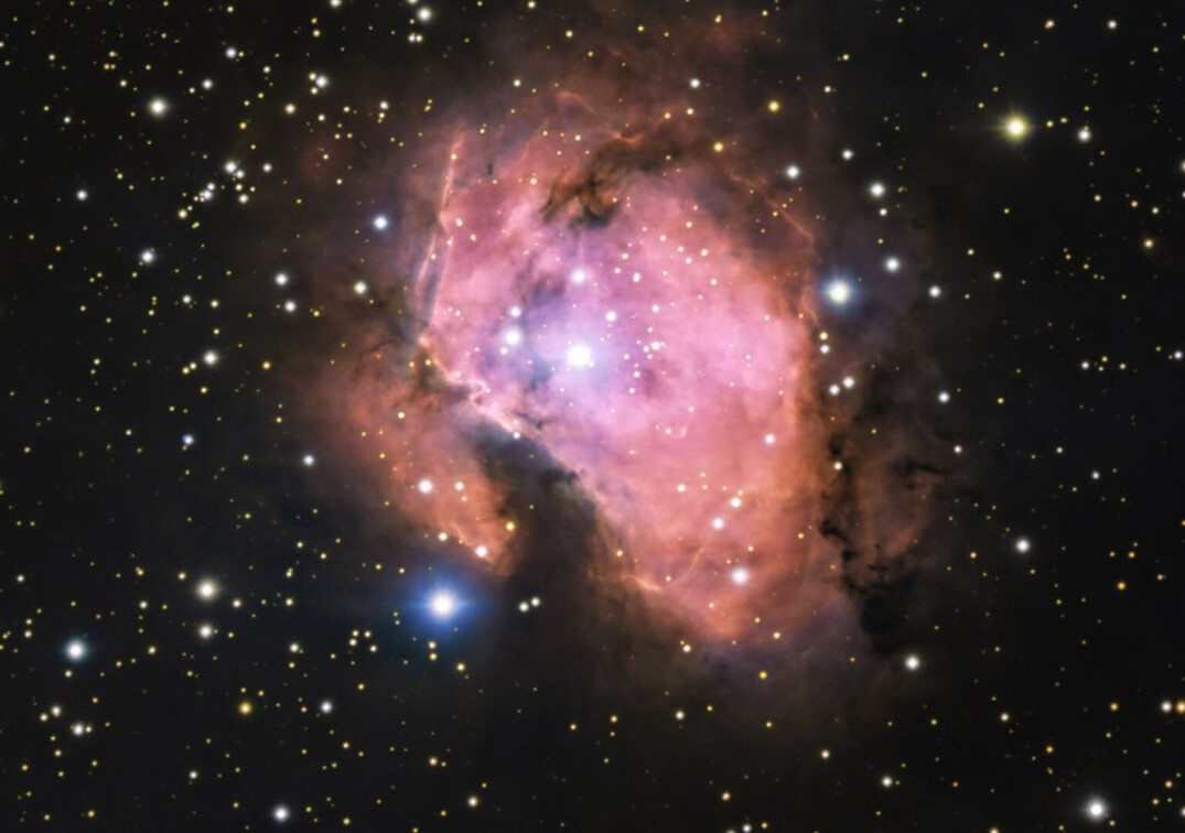 A stunning pink nebula 5,500 light-years away