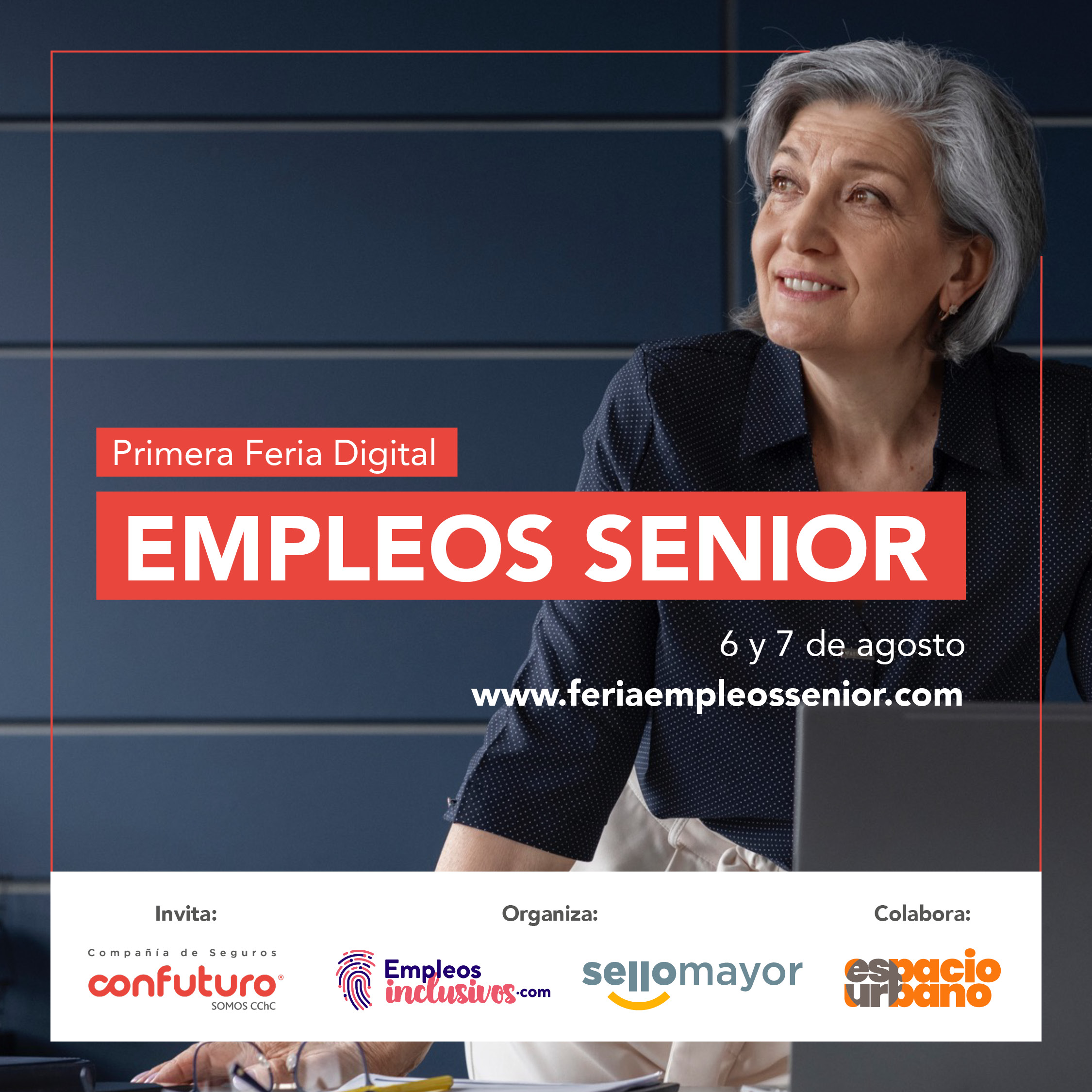 Lanzan la primera Feria Digital Empleos Senior