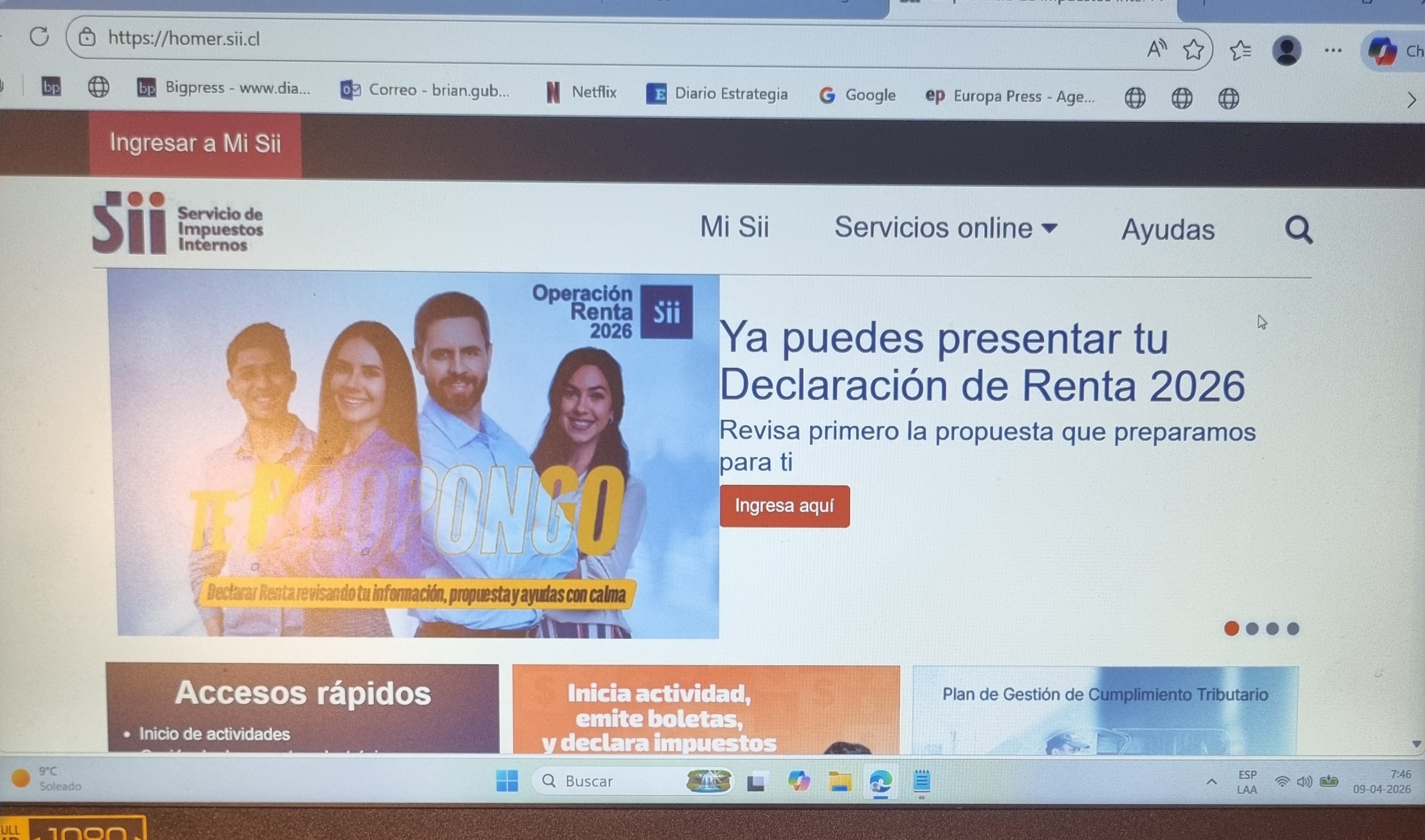 Operación Renta 2026: Conoce las fechas de pago de la devolución de ...