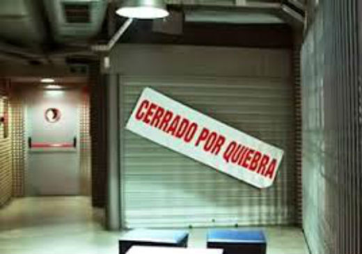 Cerrado por quiebra ok