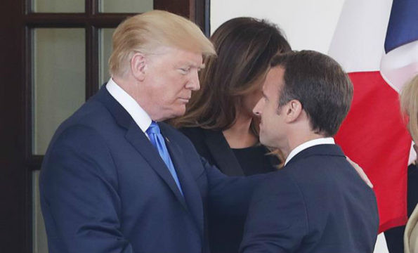 Trump con Macron