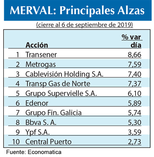 Bolsa argentina 2019