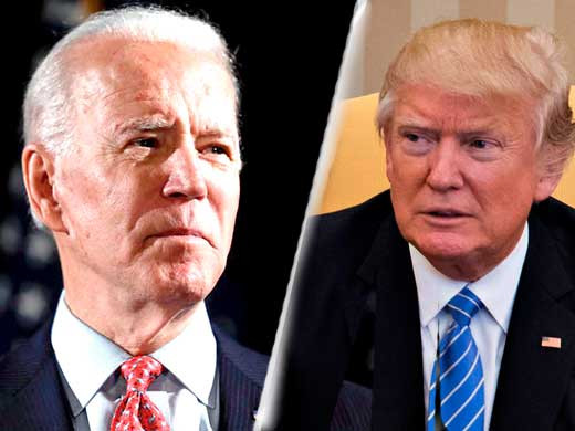 Biden y Trump 