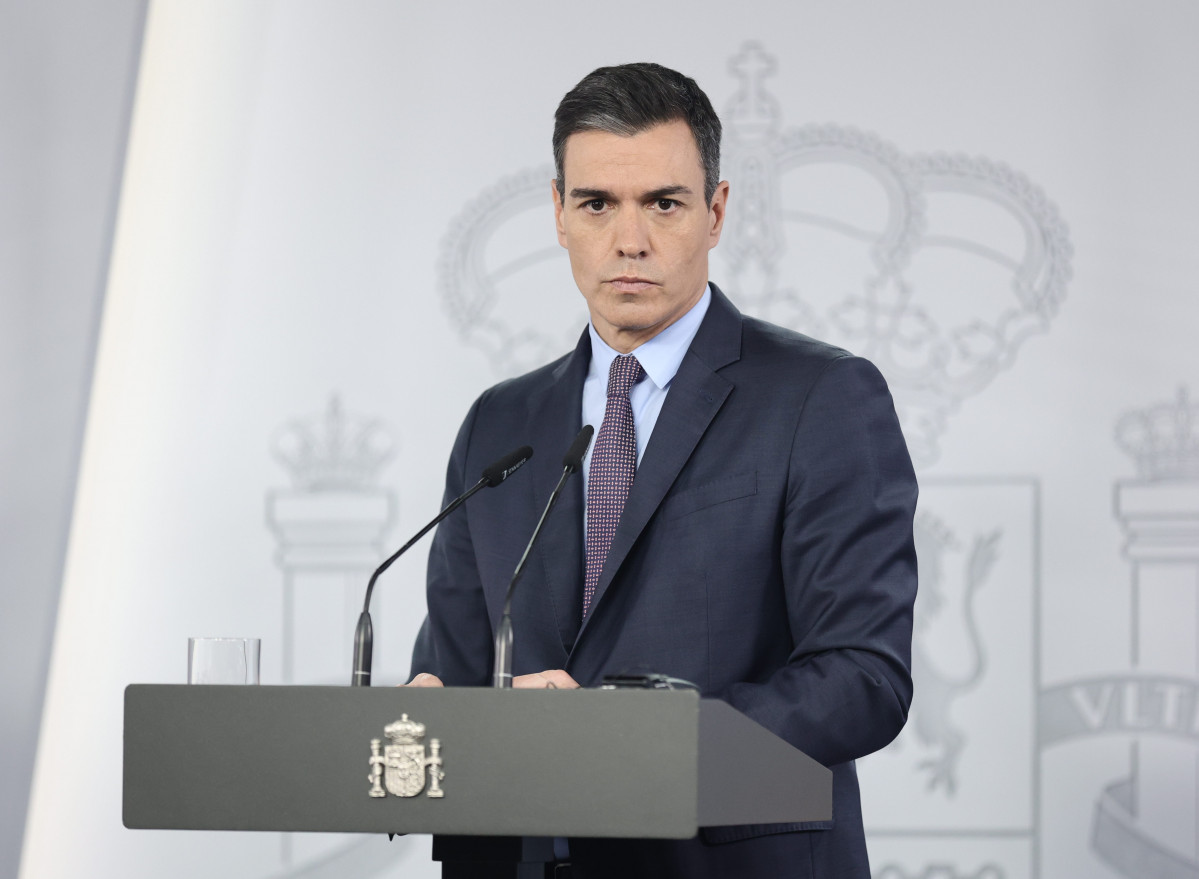 EuropaPress 4318366 presidente gobierno pedro sanchez comparece despues reunion primer ministro