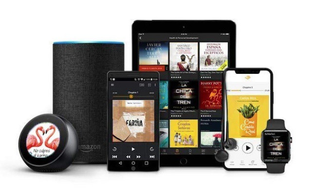 Plataforma Audible en distintos dispositivos