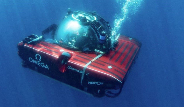 Sumergible con habitáculo panorámico usado en la investigación