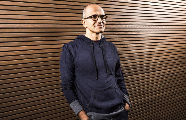 Archivo - Satya Nadella, consejero delegado de Microsoft