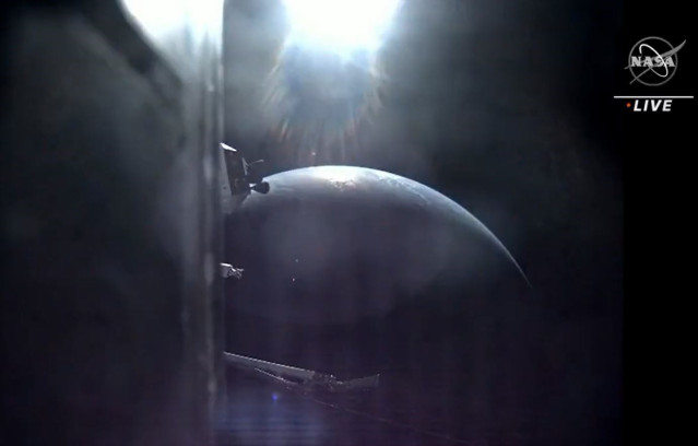 Imagen de la Tierra desde Artemis I