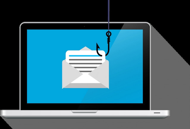 Phishing a través del correo electrónico.