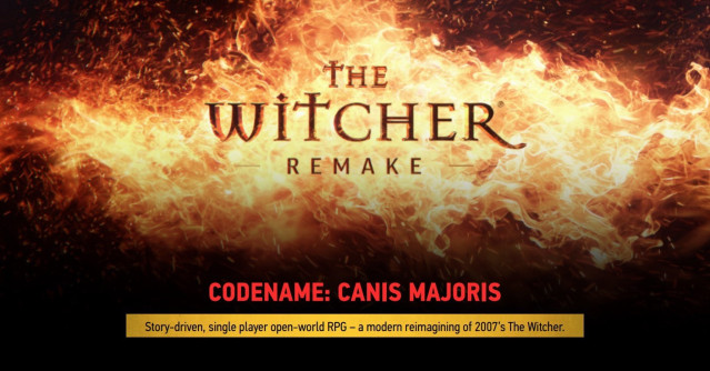 El remake de The Witcher será de mundo abierto.