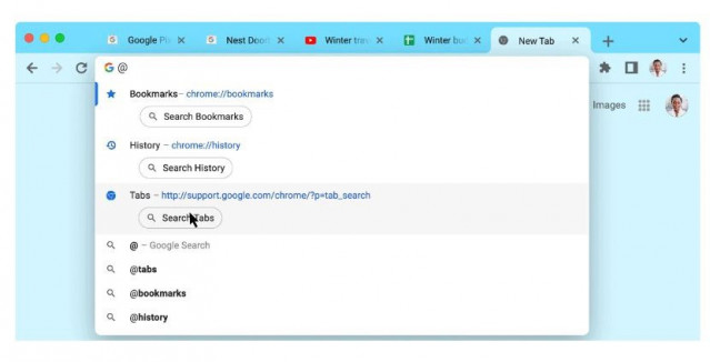 Nuevos atajos de Google Chrome