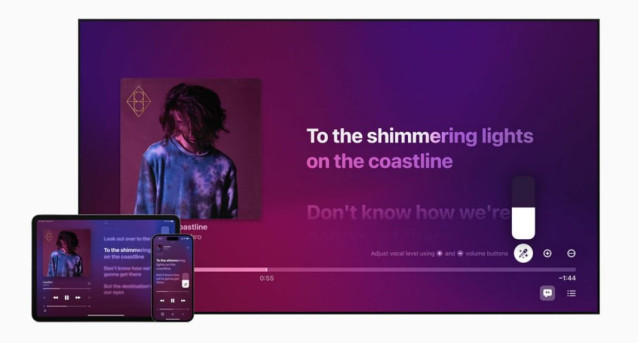 Nueva experiencia de karaoke Apple Music Sing