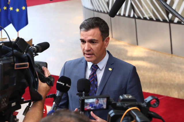 Archivo - El presidente del Gobierno, Pedro Sánchez, en Bruselas (foto archivo)