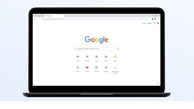 Interfaz de Google Chrome