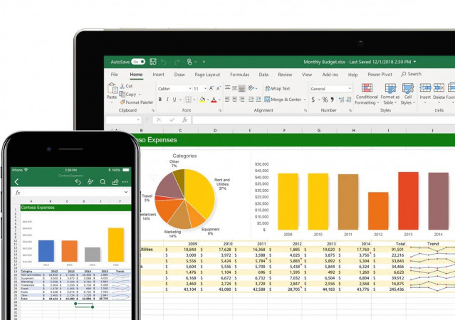 Microsoft Excel para web.