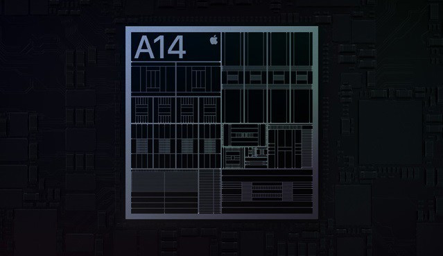 Archivo - Chip A14 de Apple.