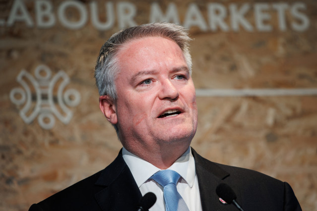 Archivo - El secretario general de la Organización para la Cooperación y el Desarrollo Económicos (OCDE), Mathias Cormann, interviene en la inauguración del Foro Global Deal, en la Casa de América, a 2 de noviembre de 2022, en Madrid (España). El Foro Glo