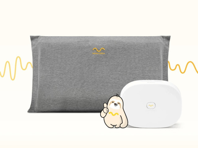 Motion Pillow la almohada que detiene los ronquidos.