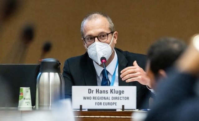 Archivo - El director regional para Europa de la Organización Mundial de la Salud (OMS), el doctor Hans Henri P. Kluge, interviene en la 75ª Asamblea Mundial de la Salud. En Ginebra (Suiza), a 24 de mayo de 2022.