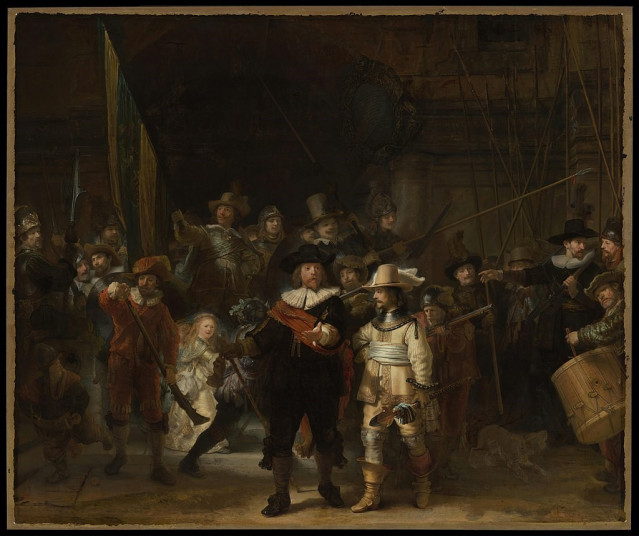 La Ronda de Noche, obra de Rembrandt