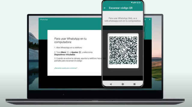 Código QR para la vinculación de dispositivos