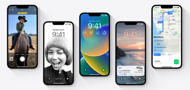 Archivo - Imagen promocional de iOS 16