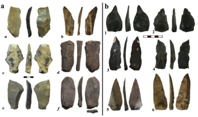Material lítico relacionado con prácticas de carnicería hace 60.000 años