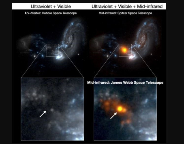 El Telescopio Webb Ha Localizado El Motor 'Invisible' Que Impulsa A Las Galaxias En Plena Colisión