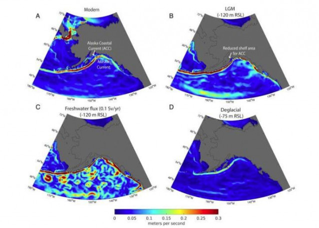 Simulaciones de las corrientes oceánicas en el Pacífico Nororiental en diferentes condiciones climáticas y de nivel del mar: