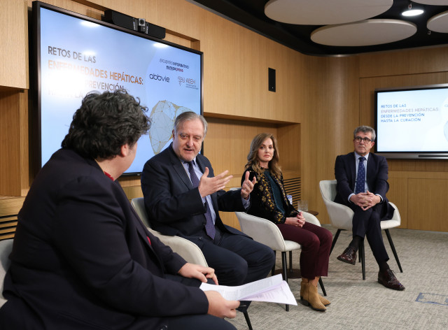 Encuentro informativo 'Retos de las Enfermedades Hepáticas: desde la prevención hasta la curación', organizado por Europa Press con el apoyo de Abbvie. A 8 de febrero de 2023, en Madrid (España).