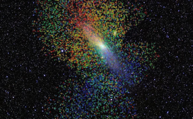 Inmigración galáctica en la galaxia de Andrómeda