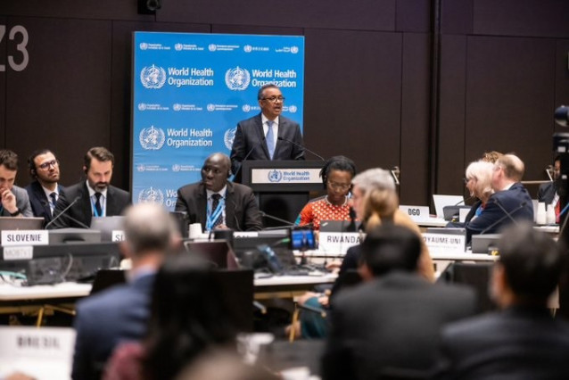 Discurso inaugural del director general de la Organización Mundial de la Salud (OMS), Tedros Adhanom Ghebreyesus, en el 152º Consejo Ejecutivo de la OMS. En Ginebra (Suiza), a 30 de enero de 2023.