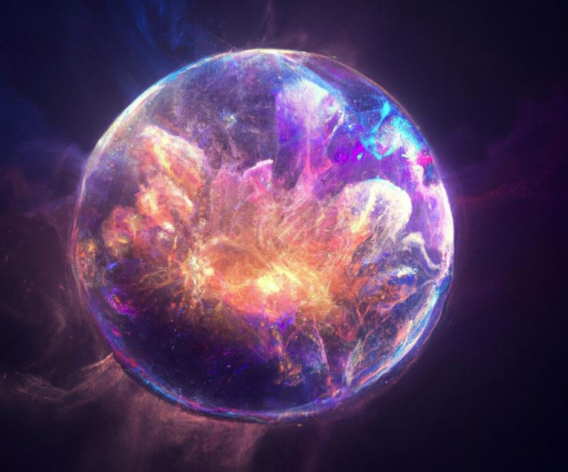 Ilustración de la explosión esférica