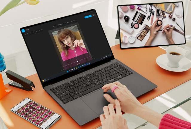 Multi Control ampliado entre Galaxy Book y smartphones