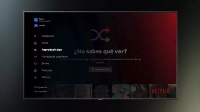 La  función 'Sorpréndeme' o 'Reproducir algo' cuando se presentó en 2021