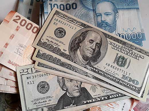Peso Chileno dolar5
