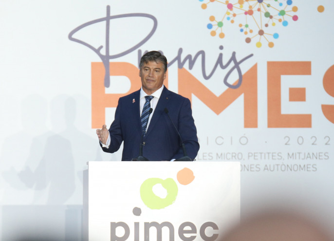 Archivo - El presidente de Pimec, Antoni Cañete
